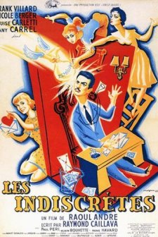Les Indiscrètes (1956) afişi