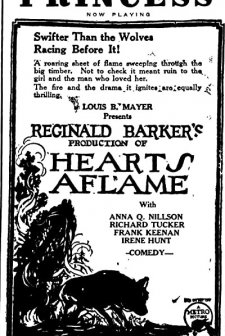 Hearts Aflame (1922) afişi