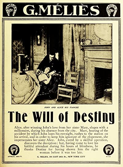 The Will Of Destiny (1912) afişi