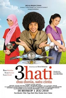 3 Hati Dua Dunia, Satu Cinta (2010) afişi