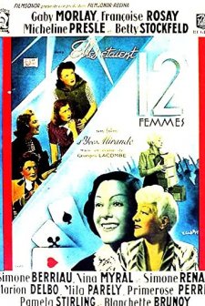 Elles étaient Douze Femmes (1940) afişi