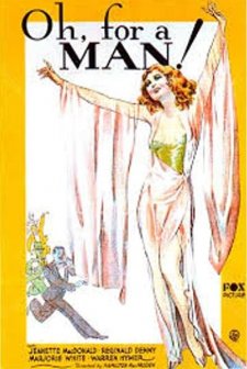 Oh, For A Man! (1930) afişi