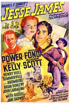 Jesse James (1939) afişi