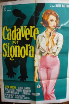 Cadavere Per Signora (1964) afişi