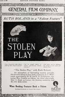 The Stolen Play (1917) afişi