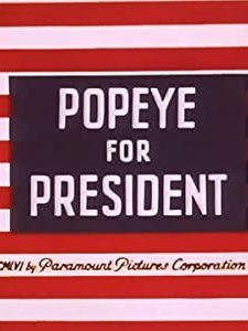 Popeye For President (1956) afişi