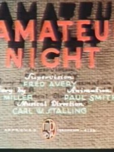 Hamateur Night (1939) afişi