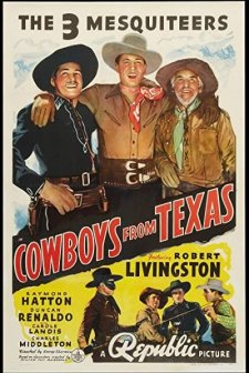 Cowboys From Texas (1939) afişi