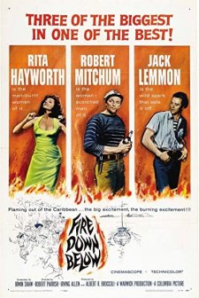 Fire Down Below (1957) afişi