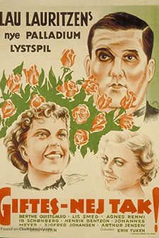 Giftes - Nej Tak! (1936) afişi