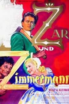 Zar Und Zimmermann (1956) afişi