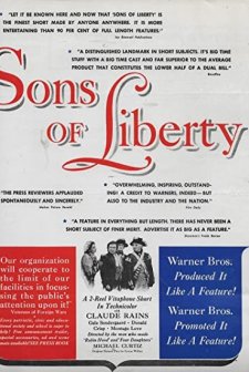 Sons of Liberty (1939) afişi