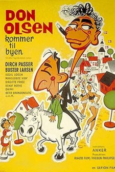 Don Olsen Kommer Til Byen (1964) afişi