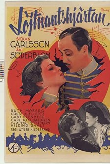 Löjtnantshjärtan (1942) afişi