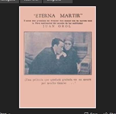 Eterna Mártir (1937) afişi