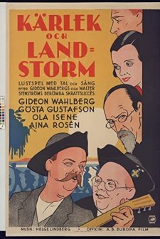Kärlek Och Landstorm (1931) afişi