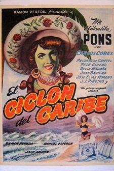El Ciclón Del Caribe (1950) afişi