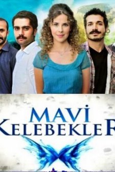 mavi kelebekler afişi