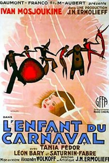 L'enfant du carnaval (1934) afişi