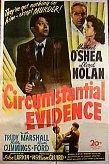 Circumstantial Evidence (1945) afişi