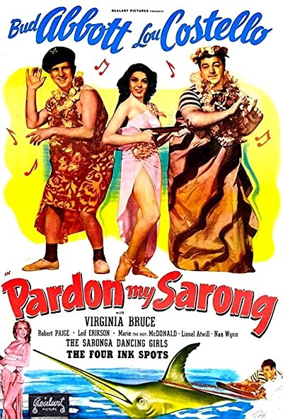 Pardon My Sarong (1942) afişi
