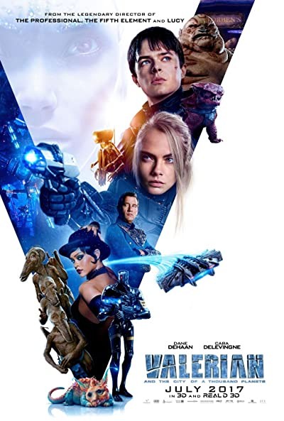 Valerian ve Bin Gezegen İmparatorluğu (2017) afişi