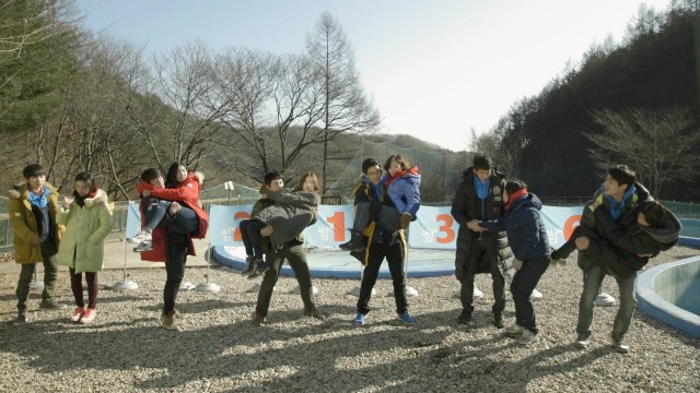 Flirty Boy and Girl Fotoğrafı