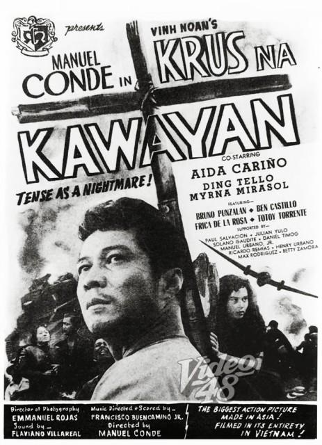 Krus na kawayan (1956) afişi