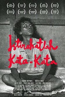 Istirahatlah kata-kata (2016) afişi