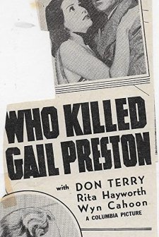 Who Killed Gail Preston (1938) afişi