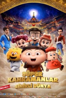 Süper Kahramanlar: Sihirli Dünya (2022) afişi
