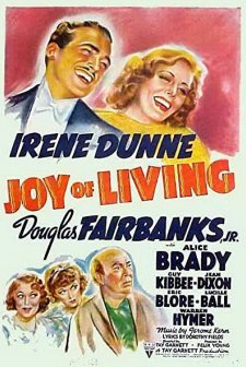 Joy Of Living (1938) afişi