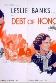 Debt Of Honour (1936) afişi