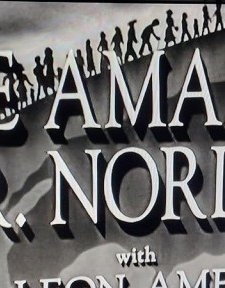 The Amazing Mr. Nordill (1947) afişi