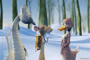 Çirkin Ördek Yavrusu ile Farecik Fotoğrafı