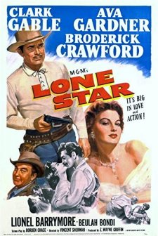 Lone Star (1952) afişi