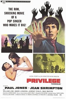 Privilege (1967) afişi