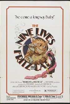 The Nine Lives of Fritz the Cat (1974) afişi