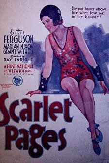 Scarlet Pages (1930) afişi