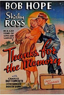 Thanks For The Memory (1938) afişi