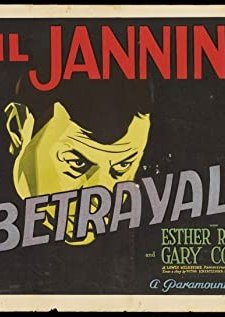 Betrayal (1929) afişi