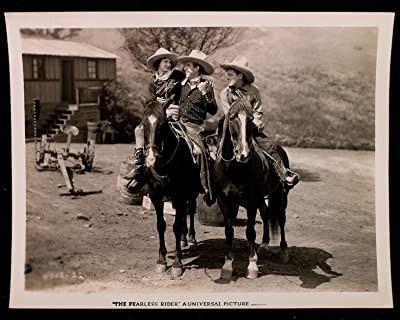 The Fearless Rider (1928) afişi