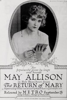 Mary'nin Dönüşü (1918) afişi