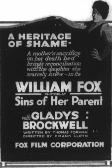 Sins Of Her Parent (1916) afişi