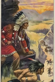 The ındian Raiders (1912) afişi