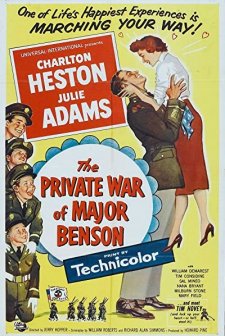 The Private War Of Major Benson (1955) afişi