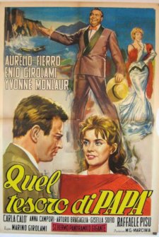 Quel Tesoro Di Papà (1959) afişi