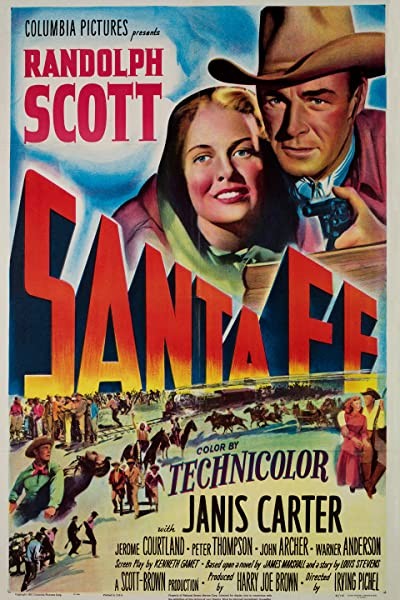 Santa Fe (1951) afişi