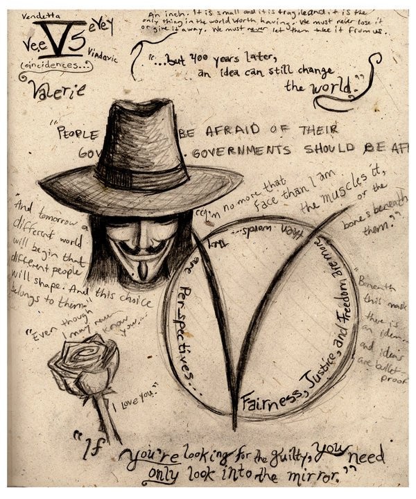 V For Vendetta Fotoğrafı