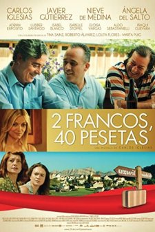 2 francos, 40 pesetas (2014) afişi